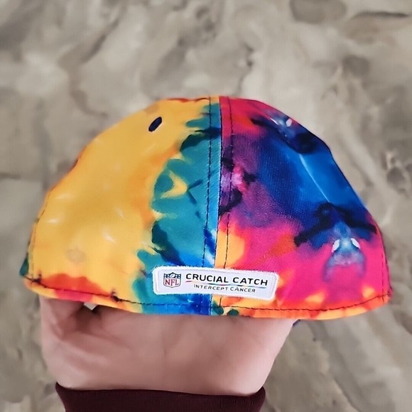 NEW Era Baltimore Ravens Men's NFL Crucial Catch 39THIRTY Flex Hat Cap Tie-Dye - Picture 3 of 6